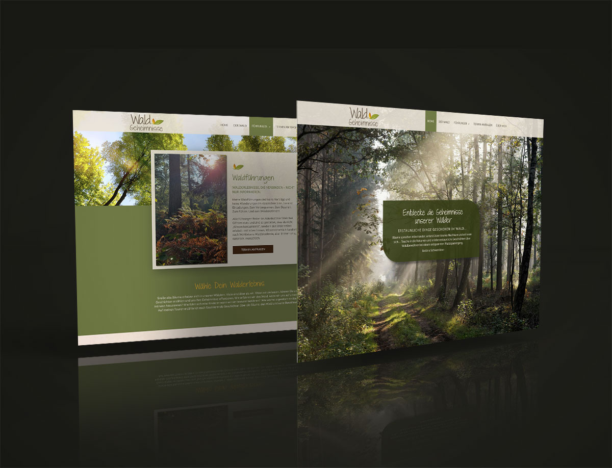 Webdesign-waldgeheimnisse